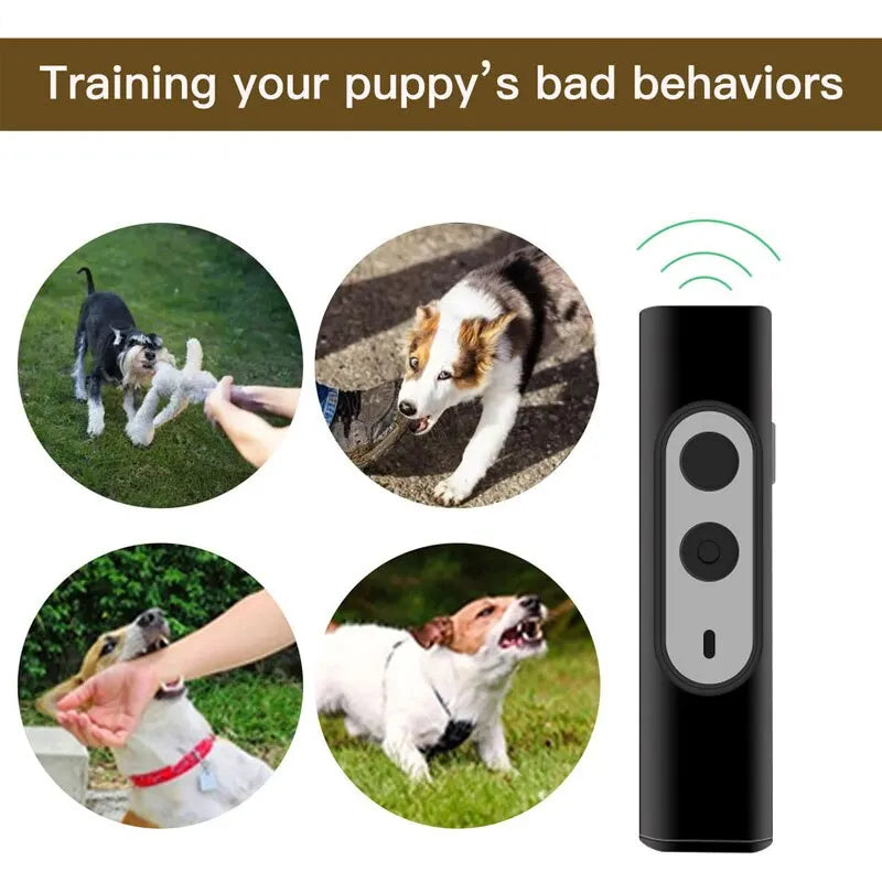 Handheld Bark Deterrent Anti-Barking Tool Ultrasonic Pet Repeller