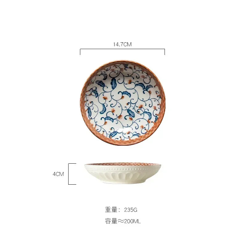 Inch Accessories Ceramic 6 Kitchenware Japanese Dessert Disposable