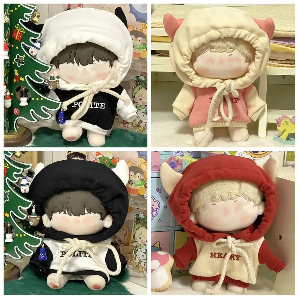 20CM Doll Clothes Ox Horn Sweather Color Match