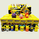 24 pieces/set Pokemon New Anime Kawaii Pikaqiu Keychain