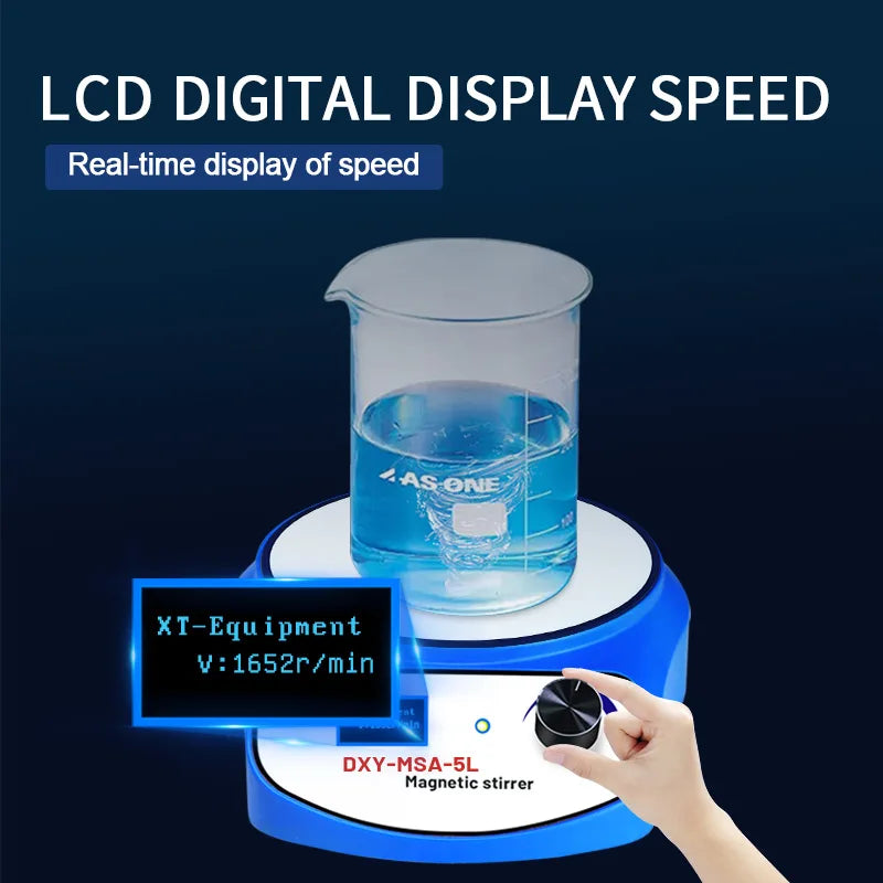 Xin Tester Magnetic Stirrer, LED Digital Magnetic Mixer,