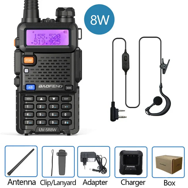 Baofeng UV-5R 8W True High Power 8/5W Powerful