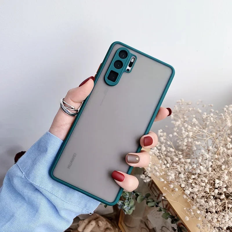 Camera Lens Protection Phone Case For Huawei P20