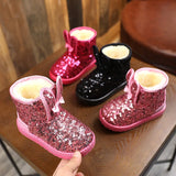 New Winter Children's Girls Snow Boots Cute Baby