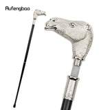 Silver Camel Head Walking Stick with Hidden Plate