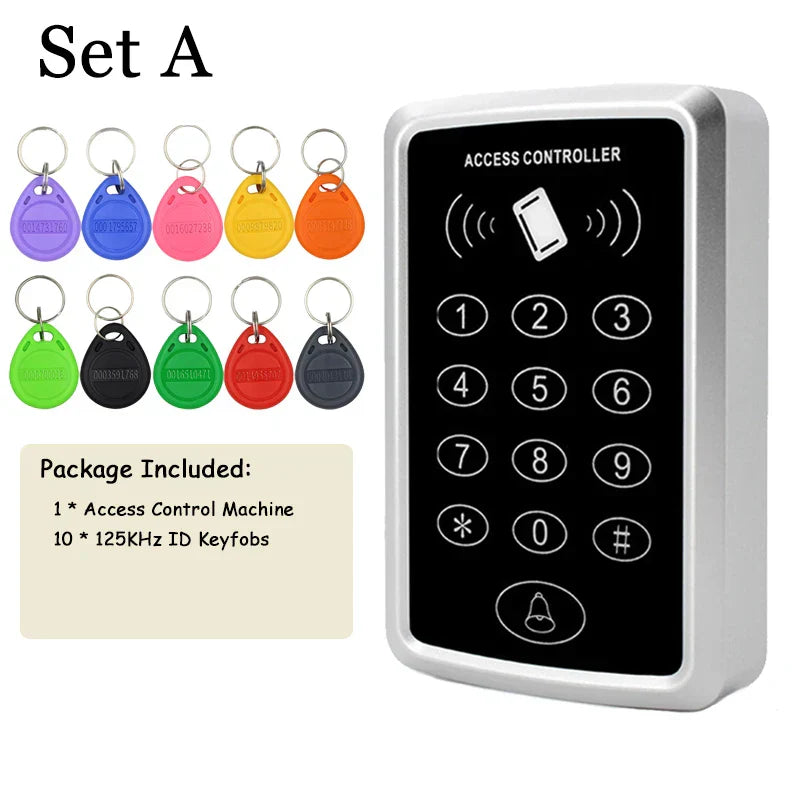 125KHz RFID Access Control Keypad EM Card Reader