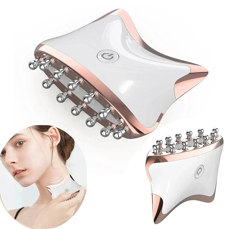 EMS micro-current electric scraping LED photon therapy face
