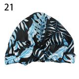 Waterproof Cap Elastic Bow Nightcap For Women Satin