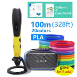 Creative 3D Printing Pen With Adjustable Speed and