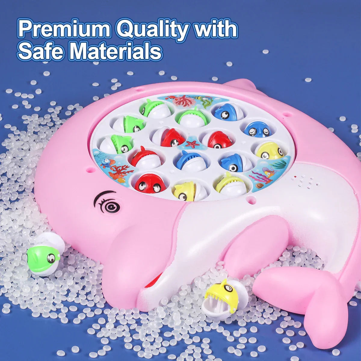 Electric Dolphin Fishing Plate Cute Marine Life Toy