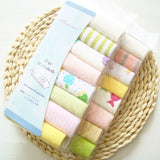 8pcs/pack Boys Girls Washcloth Cloth Wipes Nursing Wipe