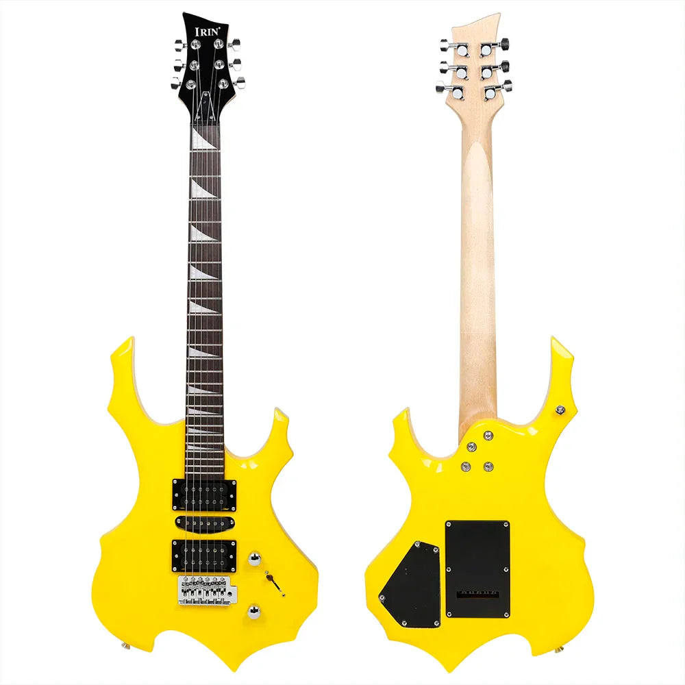 IRIN 24 Frets Electric Guitar Maple Neck Flame