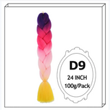 24Inch Synthetic Long Jumbo Ombre Braiding Hair For