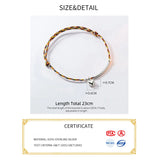 La Monada 23cm 925 Sterling Silver Colorful Rope