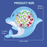 Electric Dolphin Fishing Plate Cute Marine Life Toy