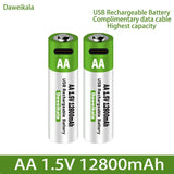 2023 New AA USB Rechargeable Lithium Ion Battery