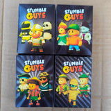 55Pcs/Set Anime Stumble Guys Cards Xmas Gold Silver