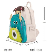 Disney Monsters University Pu Leather Panel Women's Backpack