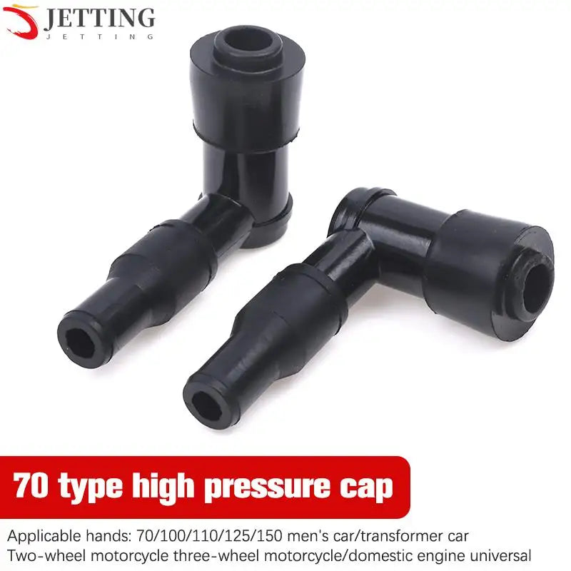 2Pcs Universal Motorcycle Ignition Spark Plug Cap Spare Parts