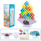 Puzzle Tetra Tower Game Fun Balance Stacking Building