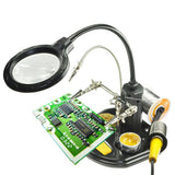 Welding Soldering Magnifier with PCB Holder Flexible Metal