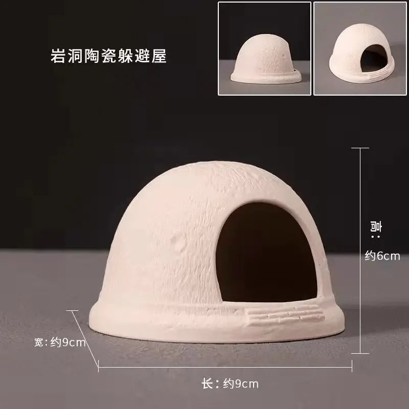 Clay Aquarium Decoration Ceramics Fish Tank Landscaping Shrimp