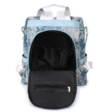 New Multifunction Backpack Women Waterproof Oxford Bagpack Female