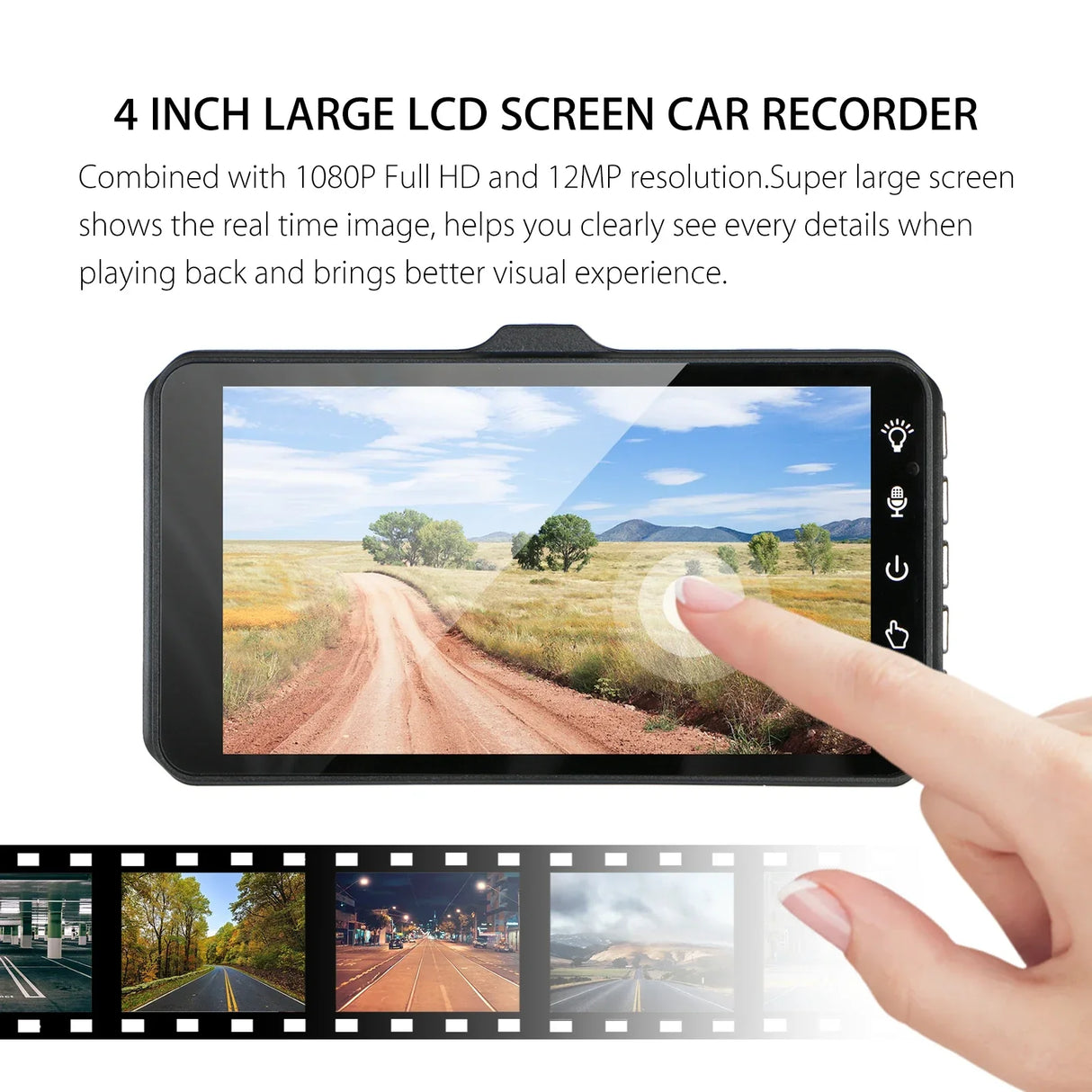 Dash Cam Front and Rear Camera CAR DVR