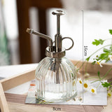 Glass Embossed Air Pressure Gardening Small Watering Can