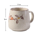 YWDL 380ml Japanese Retro Style Ceramic Coffe Mug