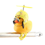 Motorcycle Accessories Cute Duck with Propeller Helmet Broken