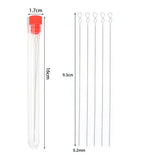 5pcs7pcs Stainless Steel Beaded Needle For Beads Threading