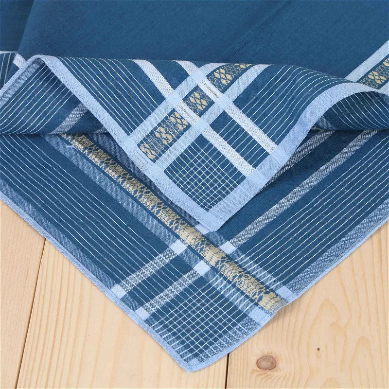 High Quality Men Cotton Dark Business Plaid Striped