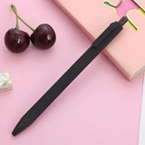 100pcs 0.5mm Black Gel Pen Exam Signature Ballpoint