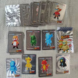 55Pcs/Set Anime Stumble Guys Cards Xmas Gold Silver