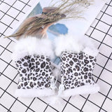 1 Pair New Fashion Faux Rabbit Hair Gloves