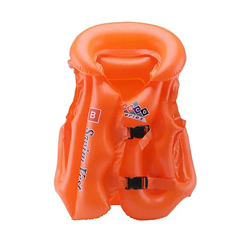 Kids Baby Life Jackets Inflatable Swimming Vest Children