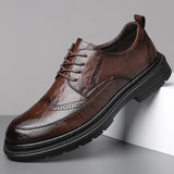 Men Shoes Brands 2023 Spring Oxford Business Leather Soft Casual Breathable Men's Loafers Flats Slip-on Driving Shoe Sport Male