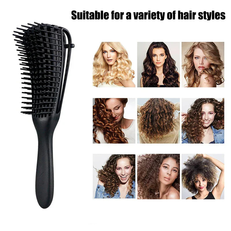 Hair Comb Massage Anti‑Static Octopus‑Shaped Nucleus Teeth Styling Tools Appliances Hair Salon Combs Hairdressing For Curly Hair