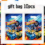 Hot Wheels Birthday Decoration Racing Car Disposable Tableware