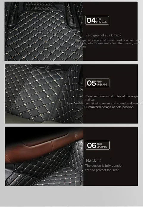 Customized Style Luxury Double Layer Car Floor Mat