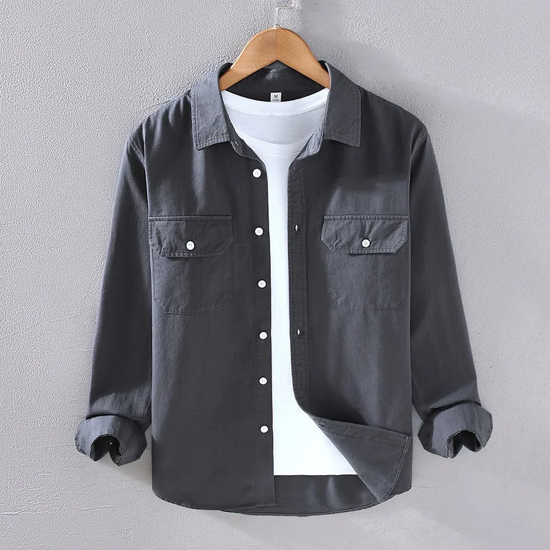 2305 Spring Heavy Weight Pure Cotton Shirts Jackets