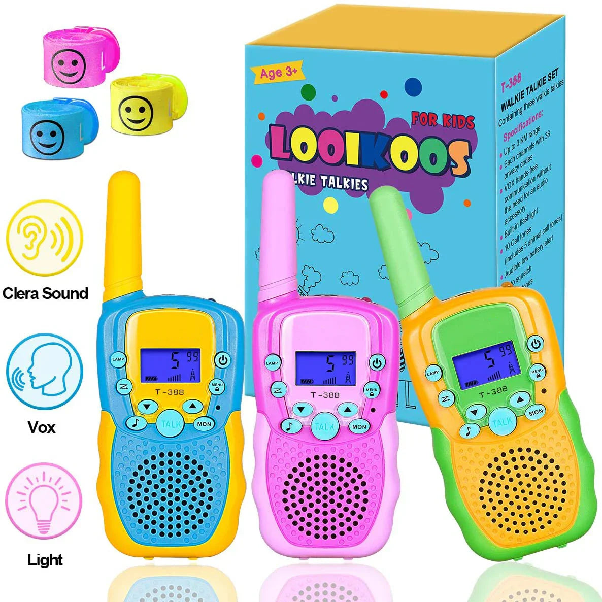 T388 Walkie Talkie Children Radio Receiver Walkie Talkie