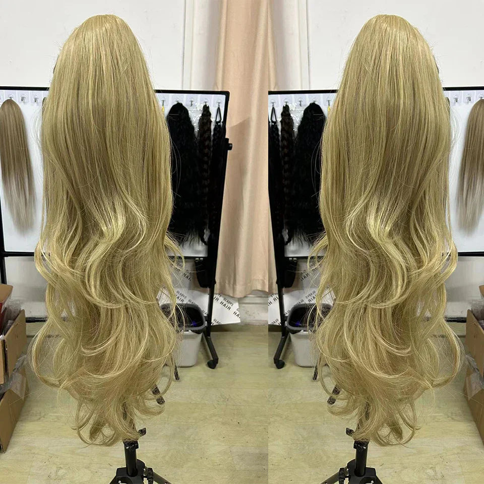 Gladys Weave Ponytail Extensions Synthetic Long 28 Inches