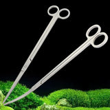 Aquarium Tools Stainless Steel Scissors Aquarium Cleaner Fish