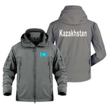 Kazakhstan Military Outdoor Jackets for Men Fleece Warm