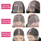 Ginger Lace Front Wig Human Hair HD Transparent