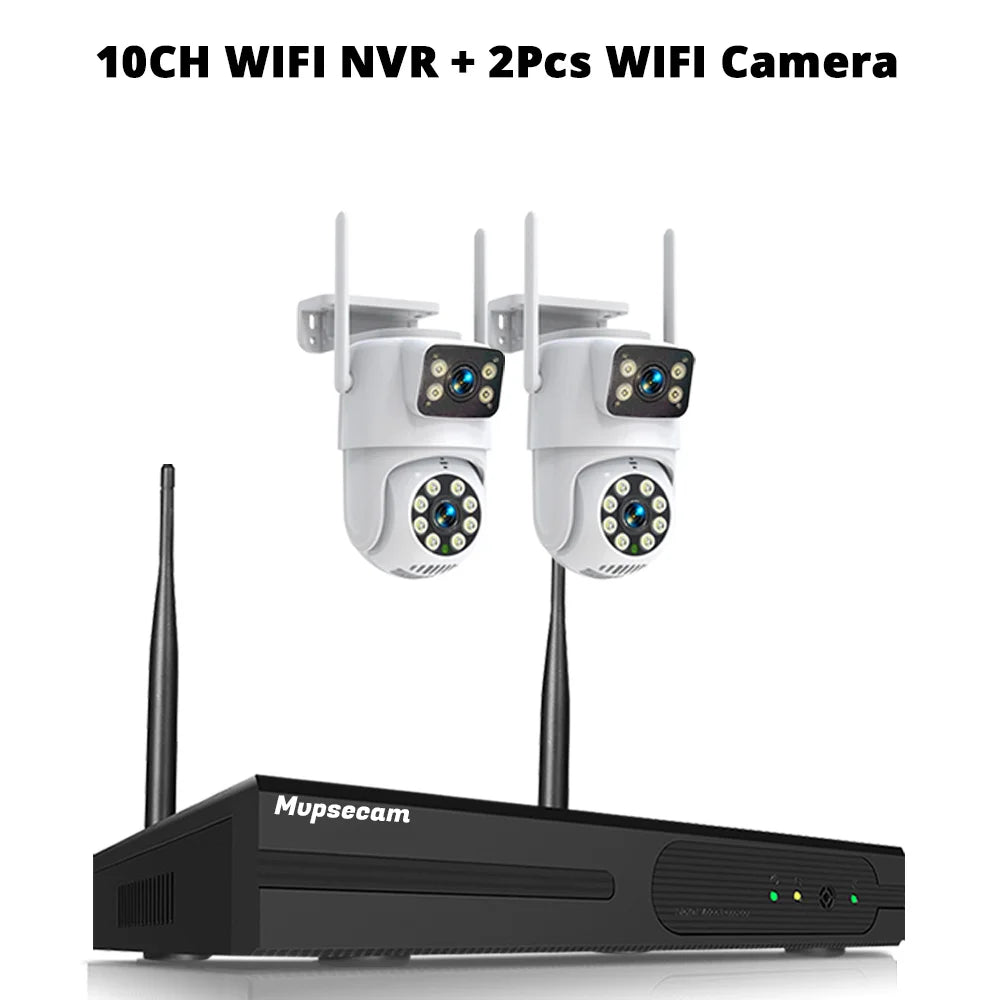 4K 8MP WIFI Cameras Wireless NVR Kit Outdoor