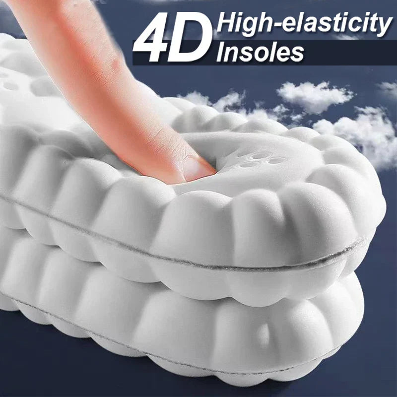 4D Cloud Technology Sports Insoles for Shoes PU