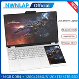 New Arrivals Dual Screen Laptop INTEL N5105 N95